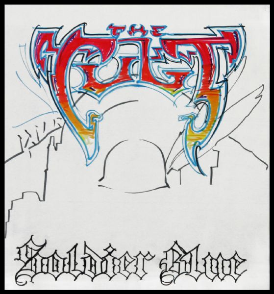 Rick Griffin The Cult - Soldier Blue Original Artwork